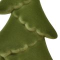 Tannenbaum Deko Weihnachtsbaum Tanne beflockt Grün 76cm | Floristik24.de