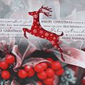 Floristik24 Weihnachtskarten 12,5x12,5cm 6St