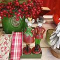 Weihnachtsmaus Mäuse Deko Figuren 14,5cm Rotgrün 2St | Floristik24.de